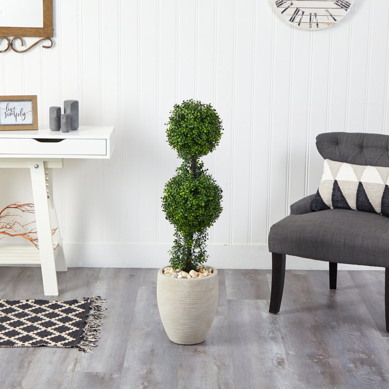 42 " H Faux Boxwood Topiary