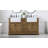 Guri 60'' Double Bathroom Vanity with Carrara Marble Top-975870544