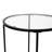 Astoria Collection Round End Table, Modern Accent Table with Metal Frame-580869750