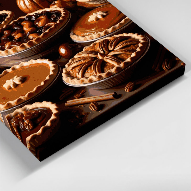 Art mural sur toile, Desserts, H 16 po x l 16 po