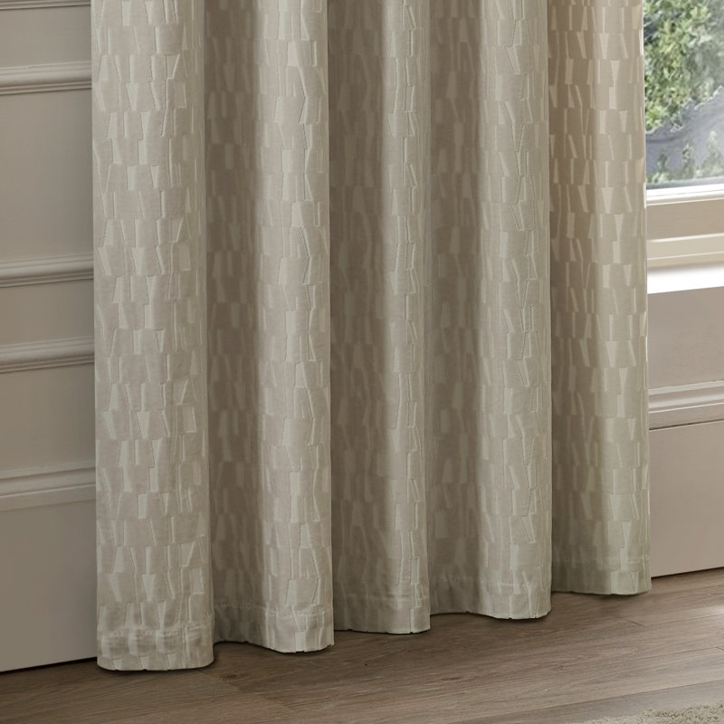 Manhattan Room Darkening Curtain Panel Pair, White