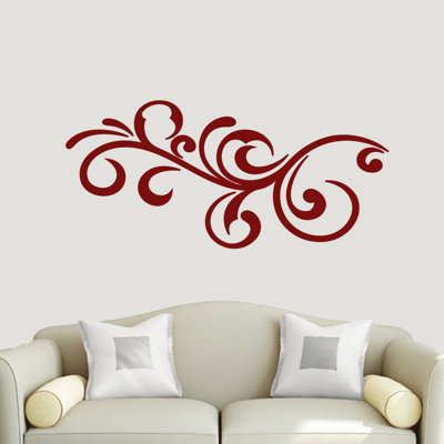 Adhésif décoratif volute