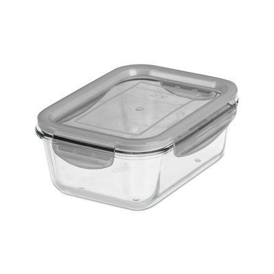 SmartStore Multipurpose BPA Free Glass Food Container with Airtight Lid, 0.75 L