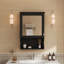 Armoire de rangement de salle de bain murale 20 "avec miroir-1681506770