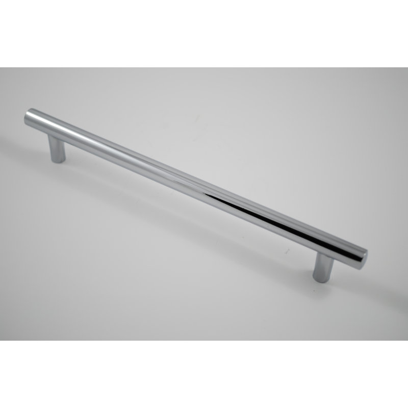 Poignée barre 6 1/4" au centre, Chrome poli