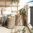 Latitude Run® Patio Side Tables 2 Pcs With Wooden Top Poly Rattan-977566688