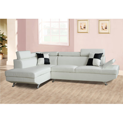 Daune Upholstered L-Shaped Sectional