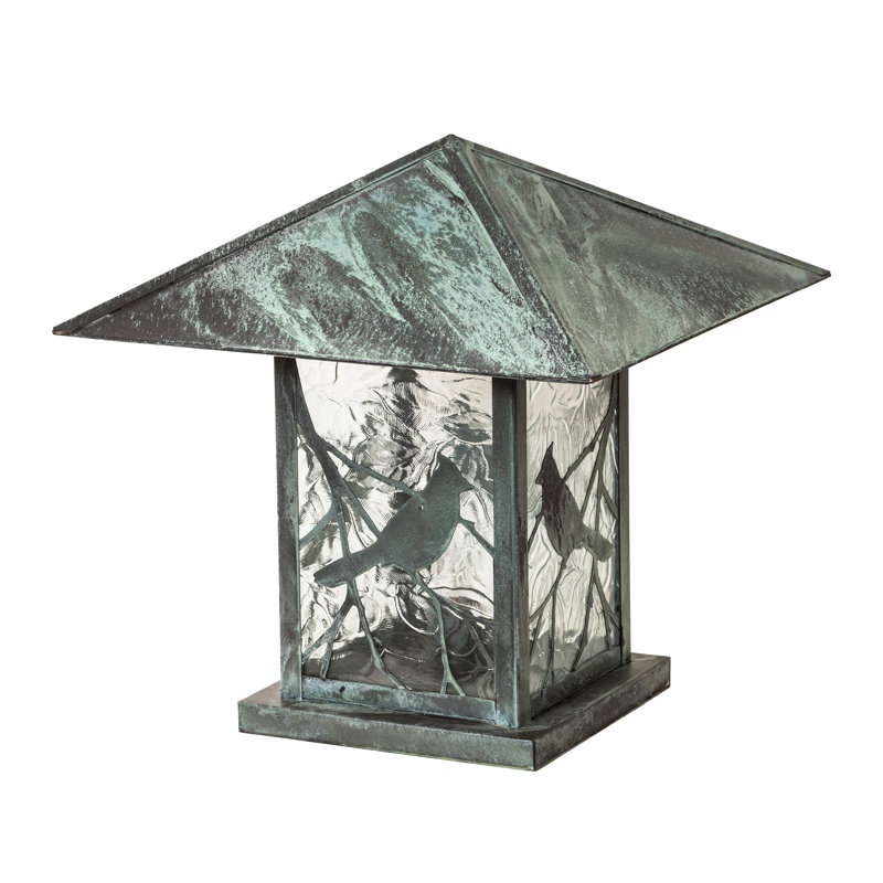 Rustic Lodge Pier Mount Light