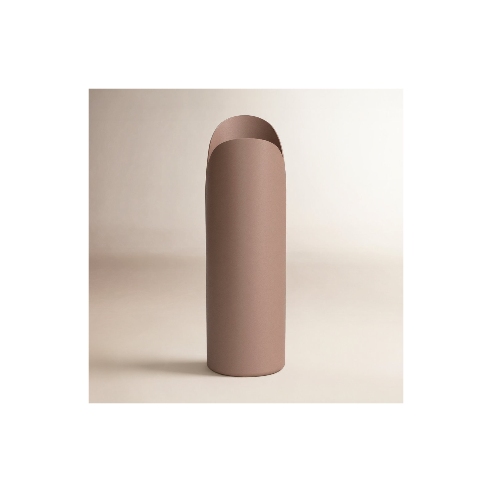Jenny Iron Table Vase, Pink, 13" H x 4" W x 4" D