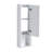12" Bathroom Wall Cabinet, Soft Close Doors, Float Mounting Design,Glossy White,(KD-Packing)