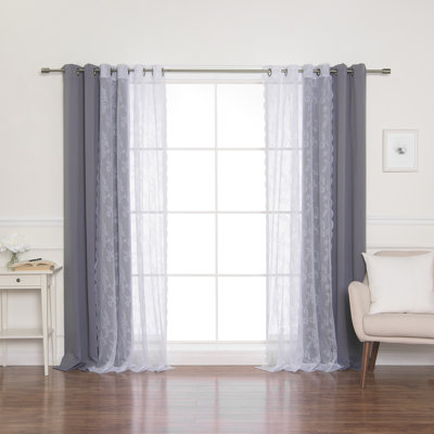 Evelina Room Darkening Curtain Panel Pair