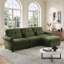 Upholstered 98 " Chenille Sectional-731407997