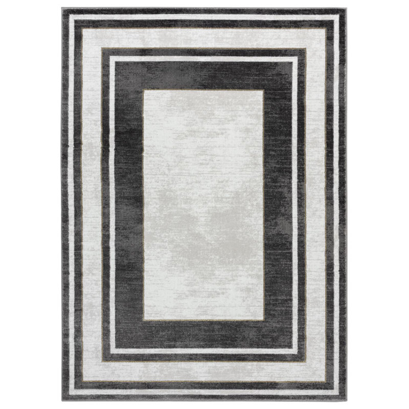 Bolog Abstract Indoor Rug, Rectangle 3'9" x 5'9"