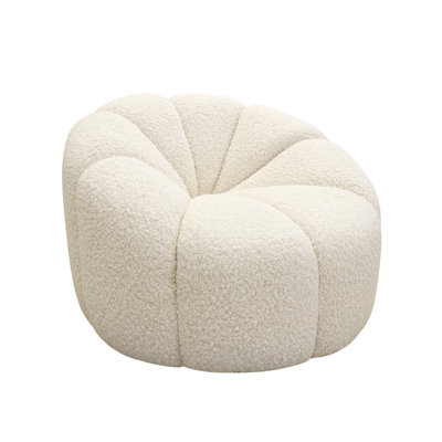 Pompeii Upholstered Swivel Accent Chair