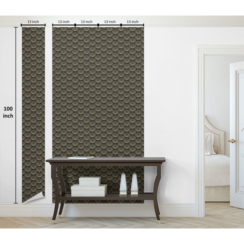 Nerlan Roll, L 100 po x l 13 po, Gris anthracite / Moutarde