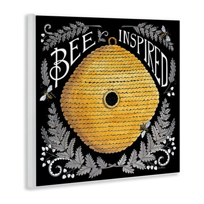Bee Inspired with Hive Wall Plaque Art by Deb Strain