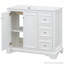 Meuble-lavabo de 36 po avec lavabo en céramique, tablette réglable en forme de U-116859029