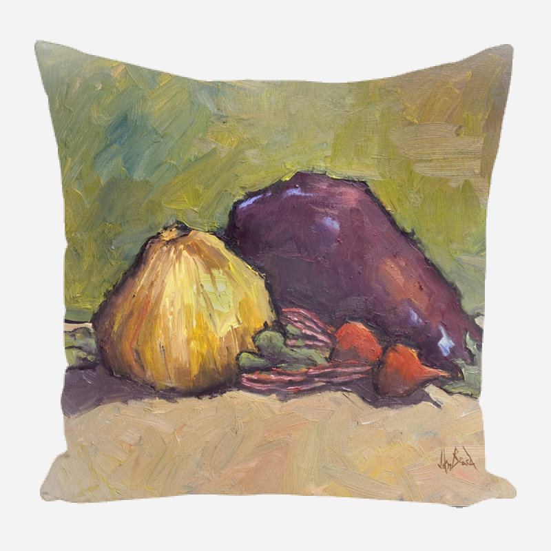 Coussin décoratif en lin, 9 po x 9 po
