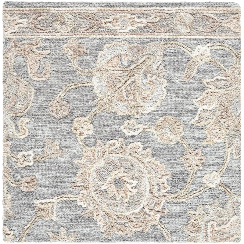 Jadalys Hand Tufted Wool Oriental Indoor Rug, Rectangle 9' x 12'