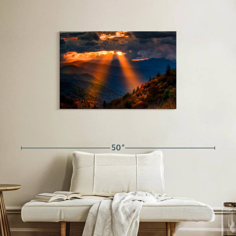 Alvord Sunrise At Smoky Mountain, 24'' H x 36'' W