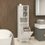 Armoire de trieur de linge inclinable à un compartiment et une porte