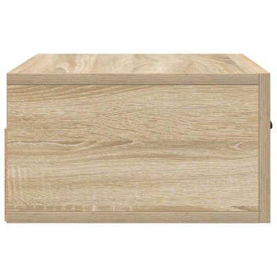 17 Stories Wall-Mounted Bedside Cabinet