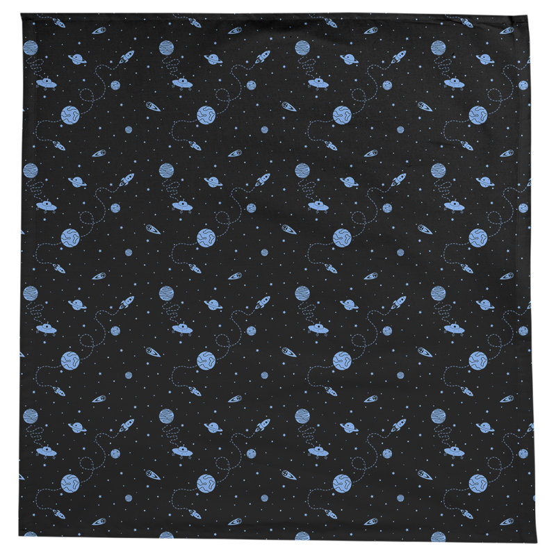 Nappe space outer Avicia, Noir / Bleu