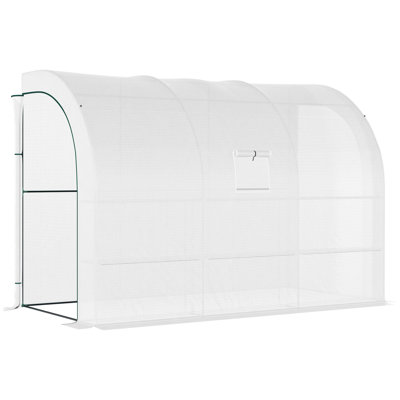 Outsunny 10' X 5' X 7' Lean To Greenhouse