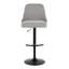 Tabouret de bar clouté réglable avec repose-pieds arrondi en T - ensemble de 2-109578079-121973131