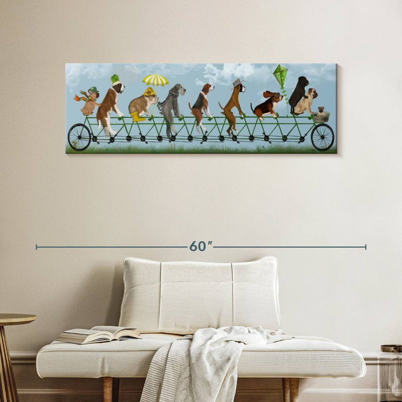 Impression sur toile sur toile Tandem, H 16 po x l 48 po