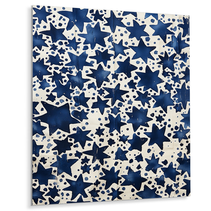 Starry Night Skies - formes abstraites, art mural en métal, H 20 po x l 12 po x P 1 po