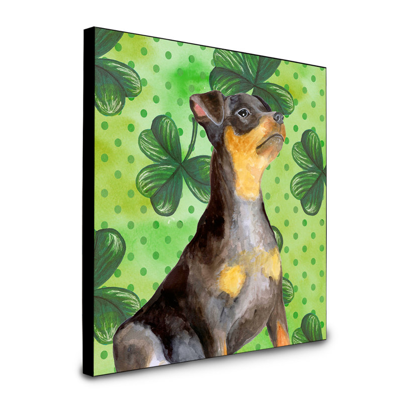 Panneau mural d’art Ibiza, Pinscher miniature