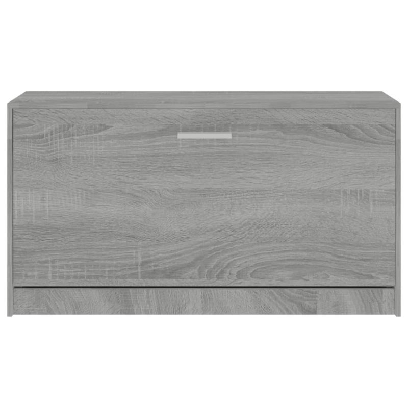 Aubrie Storage Bench, Grey Sonoma