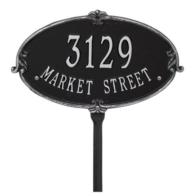 Oval Lawn Insert Plaque