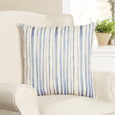 Striped Reversible Pillow Cover