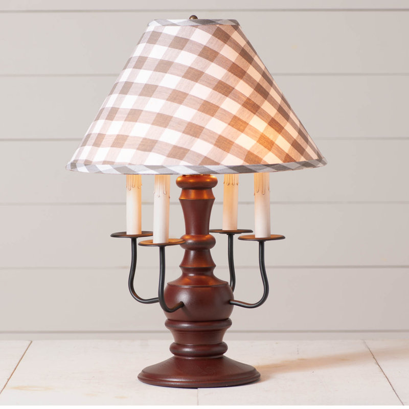 Lampe de table Avaan, Rouge