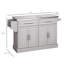 Chariot pour îlot de cuisine avec 2 tiroirs, porte-épices, couteau et porte-serviettes Kitchen Island-130076661