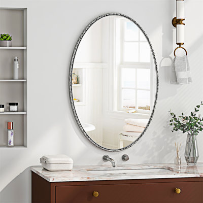 Miroir ovale rétro