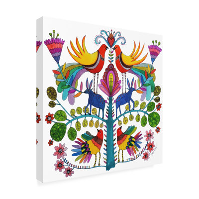 Art sur toile Sylvie Demers «Otomi Love»