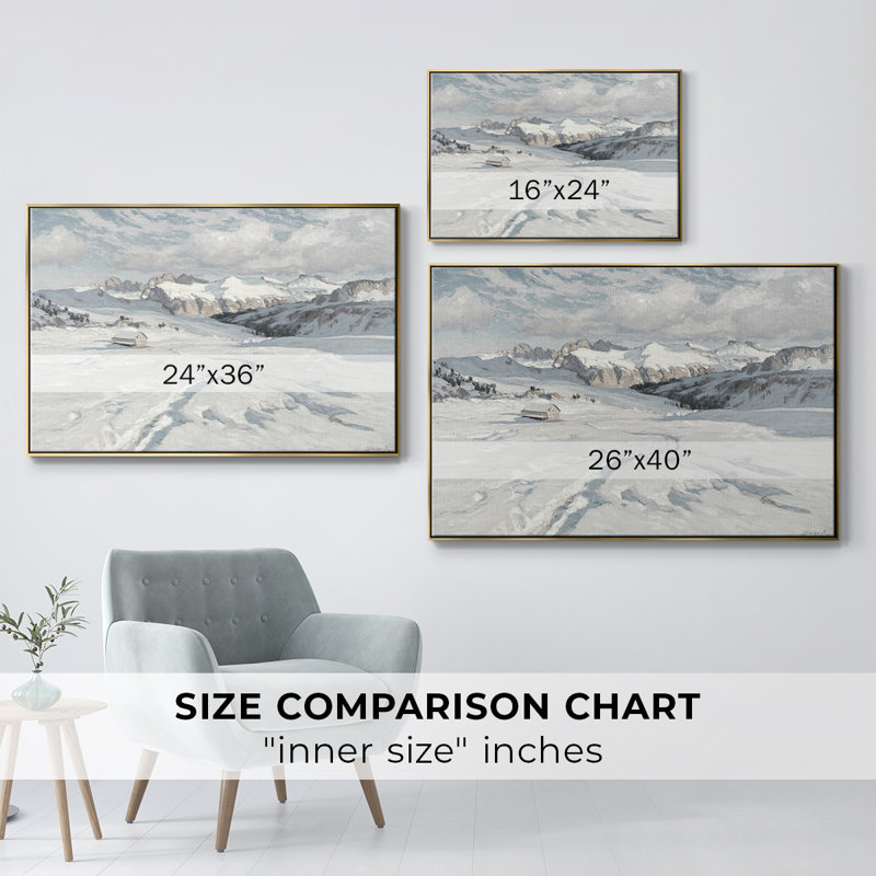 "Vintage Landscape - CCLXV III" sur toile, Or, H 27 po x l 41 po