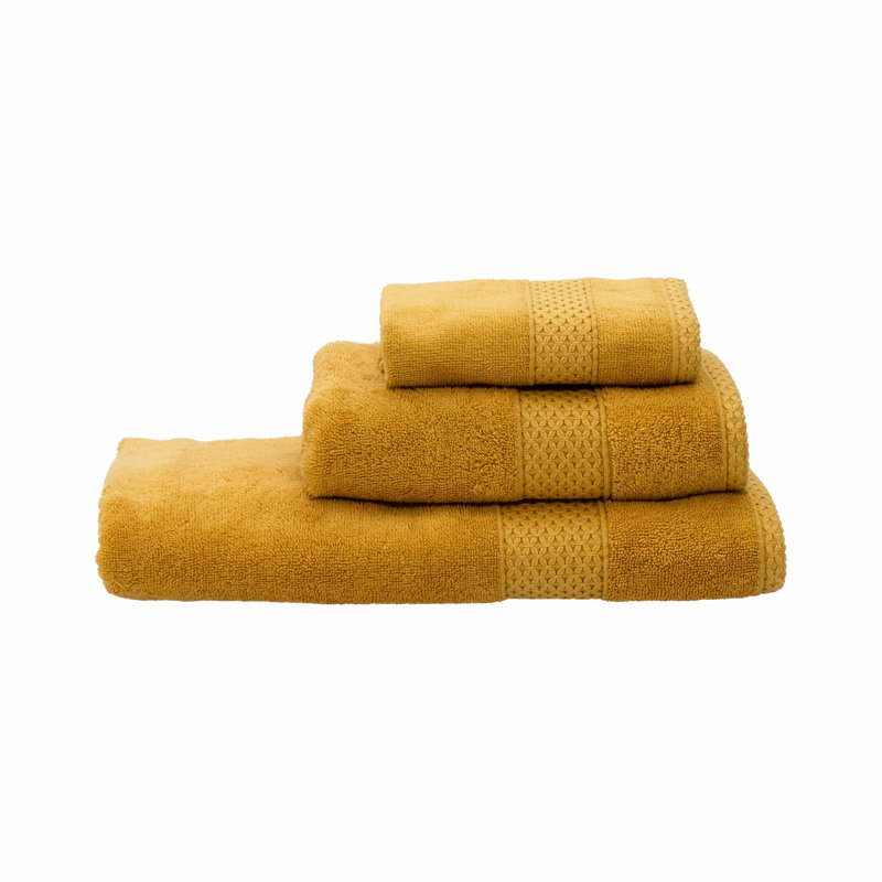 Aaidah Plush Washcloth, Mustard