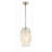 Clariza 1 - Light Antique Silver Chandelier Pendant