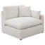 Canapé modulaire rembourré 5 pièces Greeley Ivory