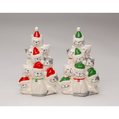 Arbre de Noël chats et sel poivre