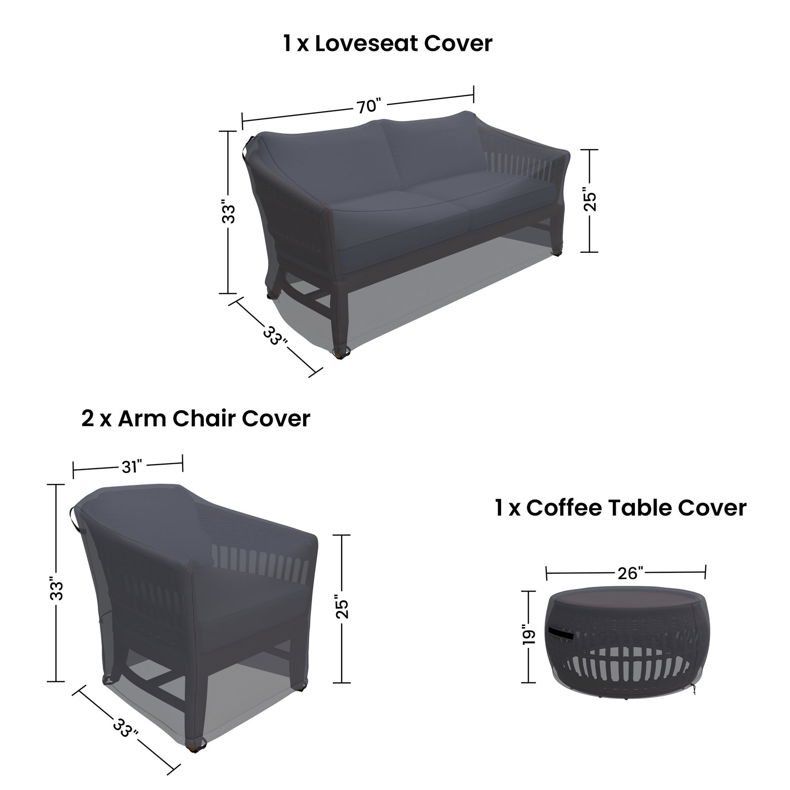 Outdoor Conversation Set Cover