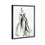 «Elegant Dress Ink II Fashion and Glam» - Peinture encadrée-25472155