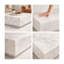  Table basse en marbre Emerson avec bords biseautés, blanc