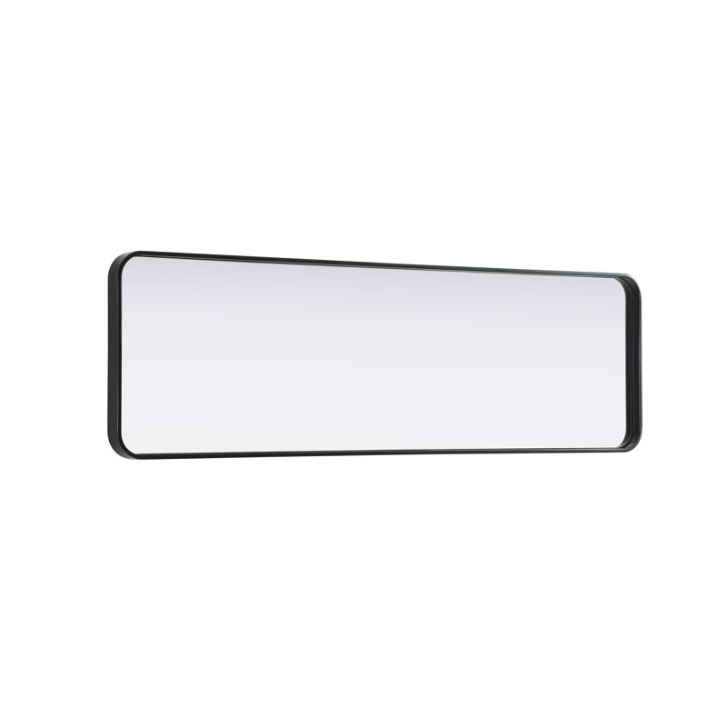 Erath Contour Metal Mirror, 60" x 18", Black
