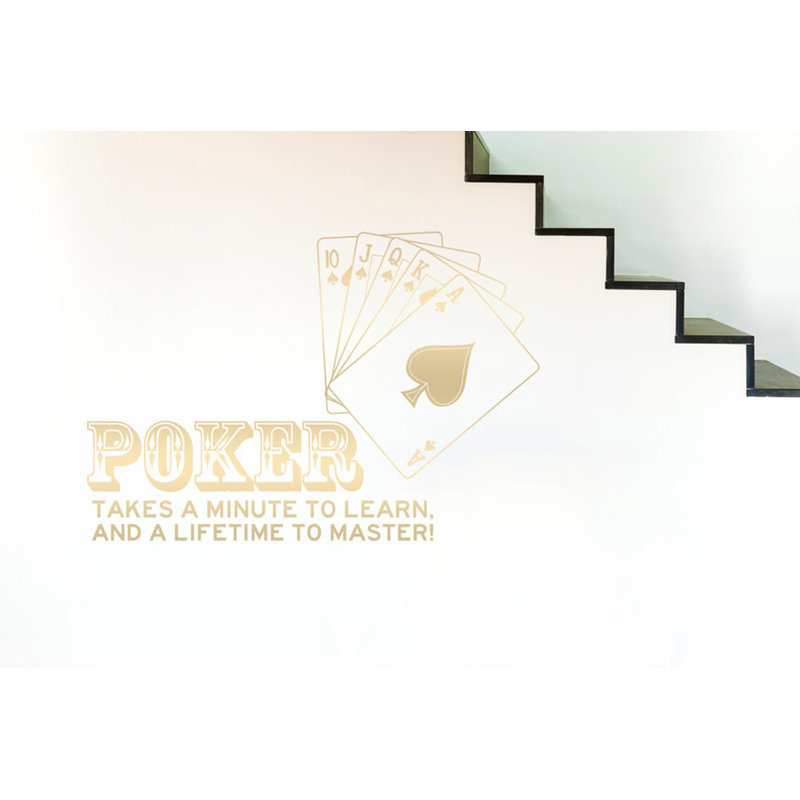Non-Wall Damaging Wall Decal, Shiny Gold