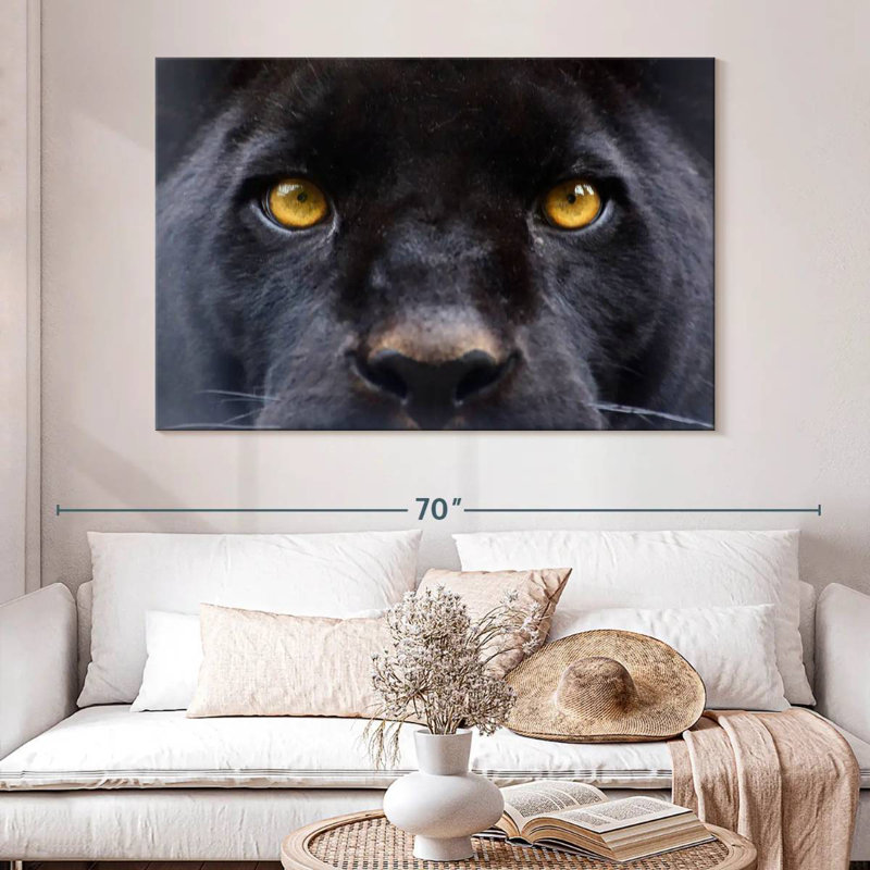 Brampt Panther Eyes, 34" H x 51" W